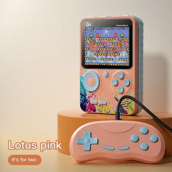 Игровая консоль G5S в карманном формате, содержит 500 классических игр