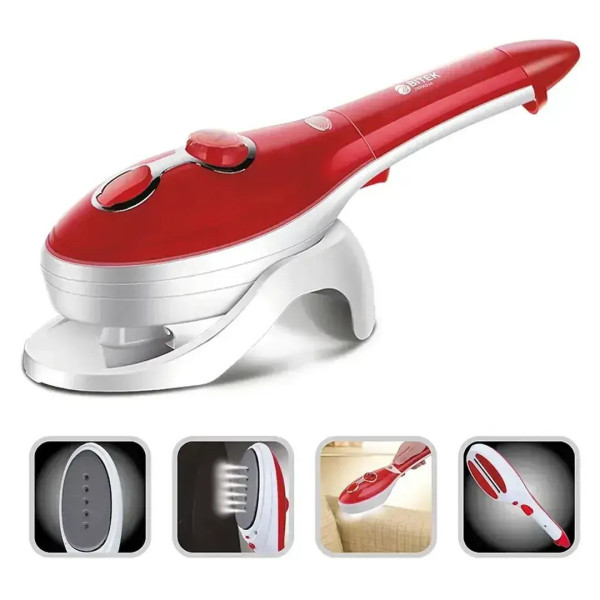 Ручной отпариватель Steam Brush 1200 Вт B6689-1325R, 3 режима, насадки и щетка