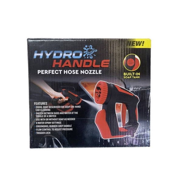 Пеногенератор Hydro Handle MAG-741, пистолет-распылитель для шланга, резервуар для моющего средства
