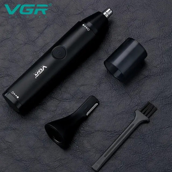 Триммер VGR V-613 2 в 1, нос/уши/окантовка, USB зарядка, влагозащита, насадка для бритья