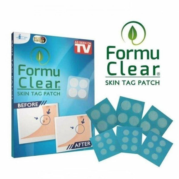 Пластырь от папиллом и бородавок Formula Clear с длительным действием и нанотехнологией
