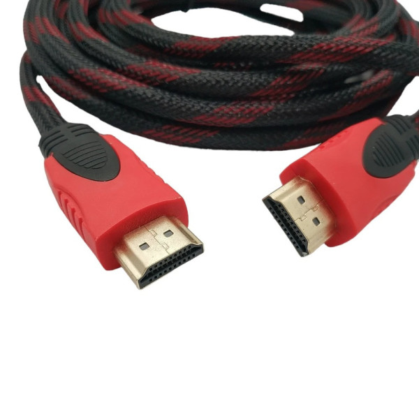 Кабель HDMI–HDMI Red/Gold 15 м v1.4, позолоченные коннекторы, поддержка 4K, 3D, ARC