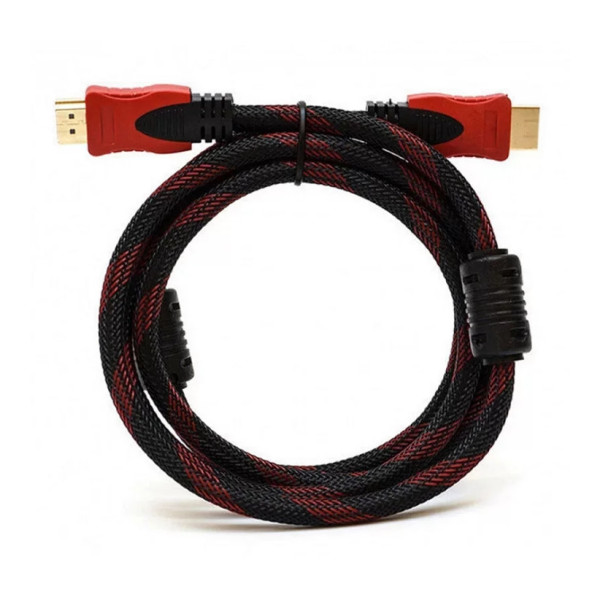 Кабель HDMI–HDMI Red/Gold 15 м v1.4, позолоченные коннекторы, поддержка 4K, 3D, ARC