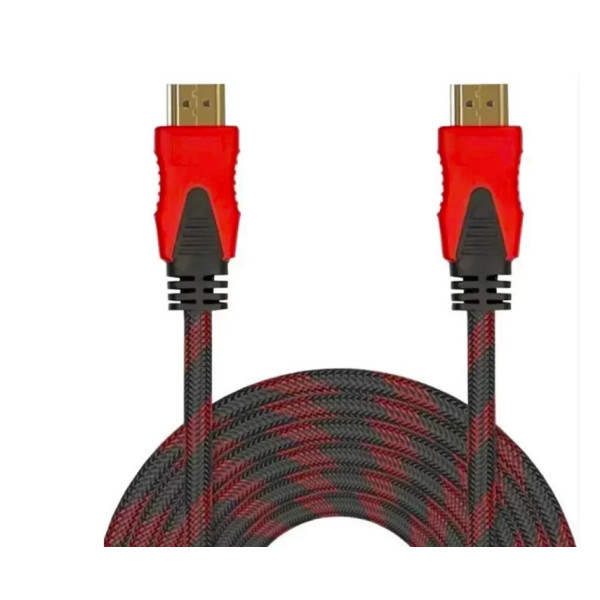 Кабель HDMI–HDMI Red/Gold 15 м v1.4, позолоченные коннекторы, поддержка 4K, 3D, ARC