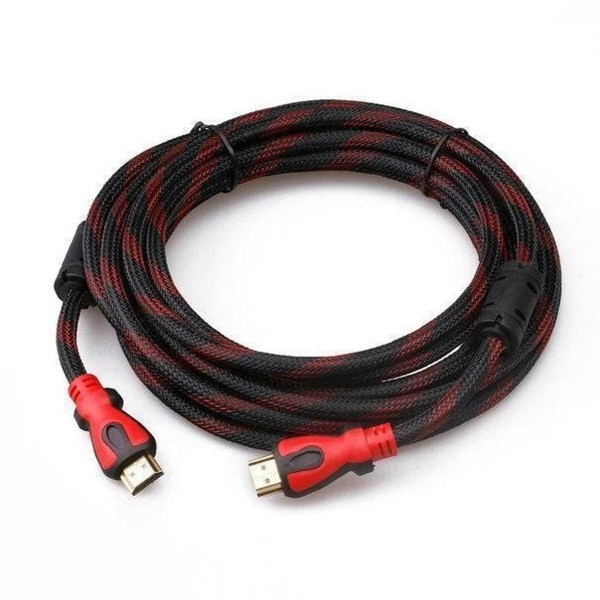 Кабель HDMI–HDMI Red/Gold 15 м v1.4, позолоченные коннекторы, поддержка 4K, 3D, ARC
