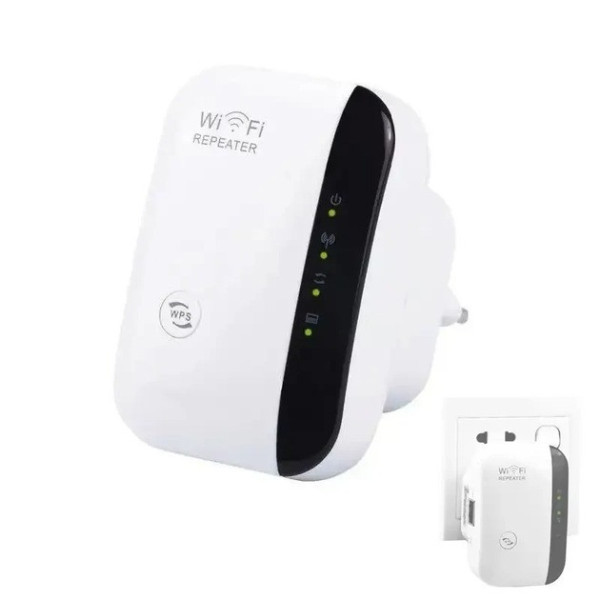 Репитер Wi-Fi Wireless-N Усилитель сигнала и расширитель диапазона до 300 Мбит/с, 2dBi, поддержка WPA/WPA2/WEP