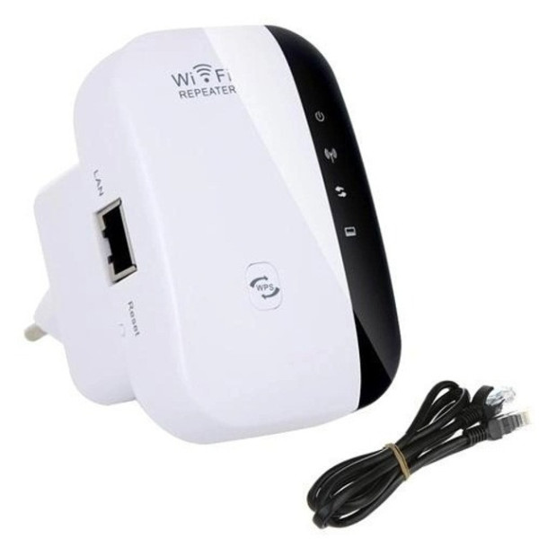 Репитер Wi-Fi Wireless-N Усилитель сигнала и расширитель диапазона до 300 Мбит/с, 2dBi, поддержка WPA/WPA2/WEP
