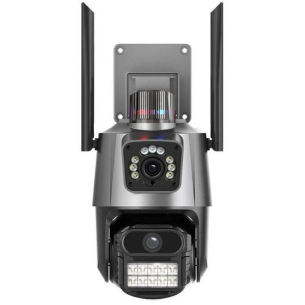 Уличная Wi-Fi PTZ камера P11 6MP с двойным объективом и ночным видением, видеонаблюдение для дома и улицы