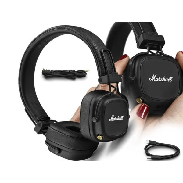 Беспроводные наушники Major IV Bluetooth с микрофоном, 80 часов работы, беспроводная зарядка