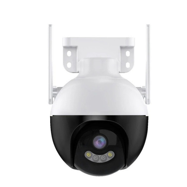 Уличная IP-камера CAD N6 iCSee 6 МП WiFi поворотная с микрофоном, ночным видением и блоком питания