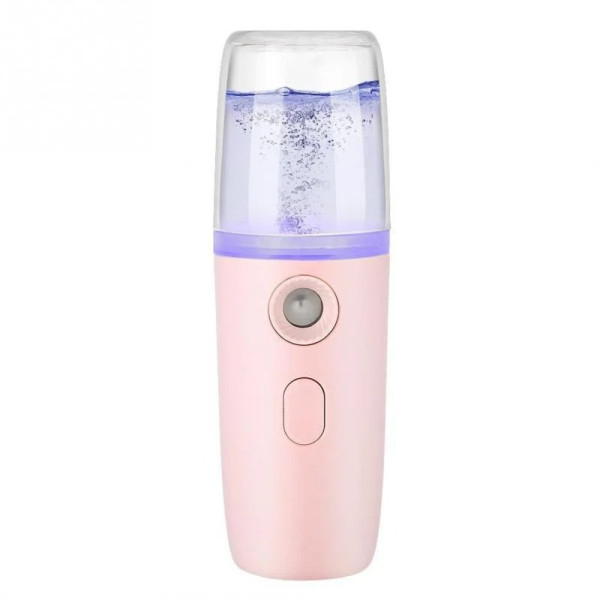 Ультразвуковой аккумуляторный увлажнитель воздуха для кожи лица Nano Mist Soraver с подсветкой