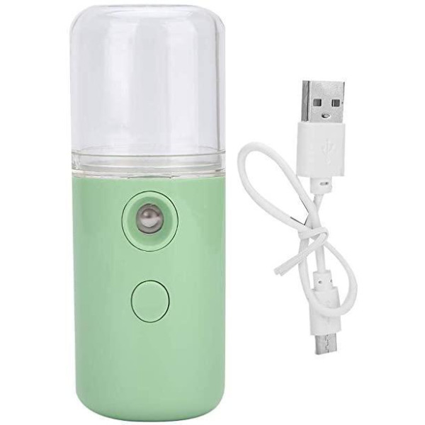 Ультразвуковой аккумуляторный увлажнитель воздуха для кожи лица Nano Mist Soraver с подсветкой