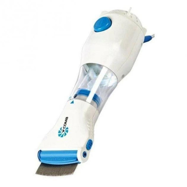 Антиблошиный электрический гребень для удаления вшей V-Comb Licetec