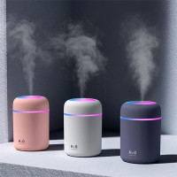 Ультразвуковой увлажнитель воздуха W-261 с LED подсветкой, USB питание, 300 мл