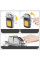 Электроимпульсная USB-зажигалка 9258 с фонариком, влагозащита, спиральная
