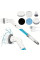 Электрощетка для уборки 50 см Cleaning Brush с 8 насадками и вращающейся головкой 360°