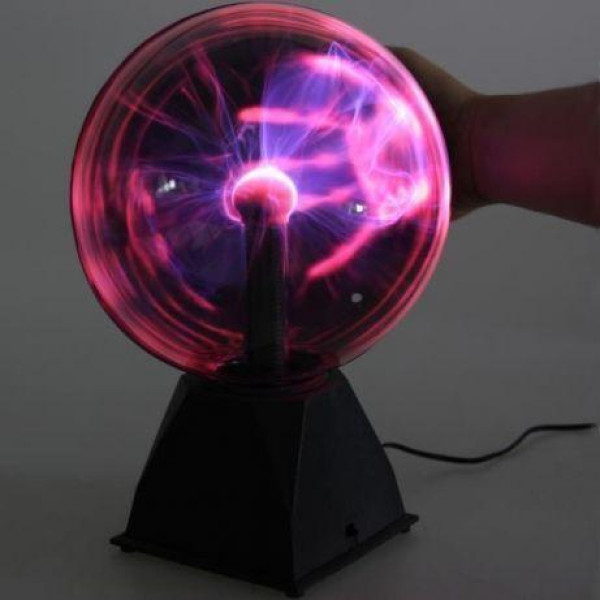 Плазменный шар с молниями ночник светильник Plasma Light Magic Flash Ball BIG 5 дюймов | Настольная лампа