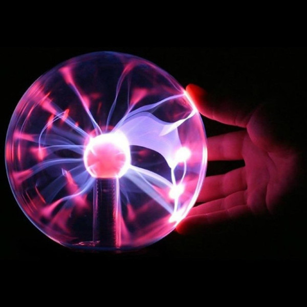 Плазменный шар с молниями ночник светильник Plasma Light Magic Flash Ball BIG 5 дюймов | Настольная лампа