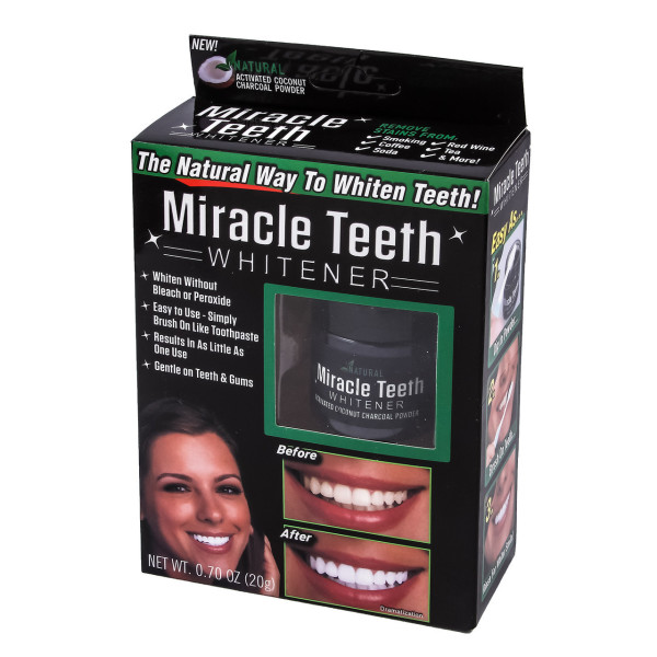 Отбеливатель зубов Miracle Teeth Whitener - Черная зубная паста