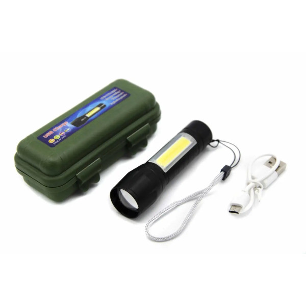 Ручной карманный фонарь BL-911 с зарядкой USB