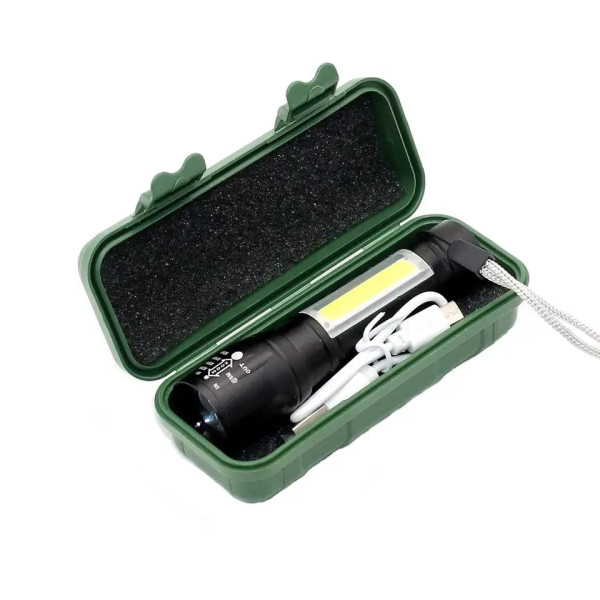 Ручной карманный фонарь BL-911 с зарядкой USB