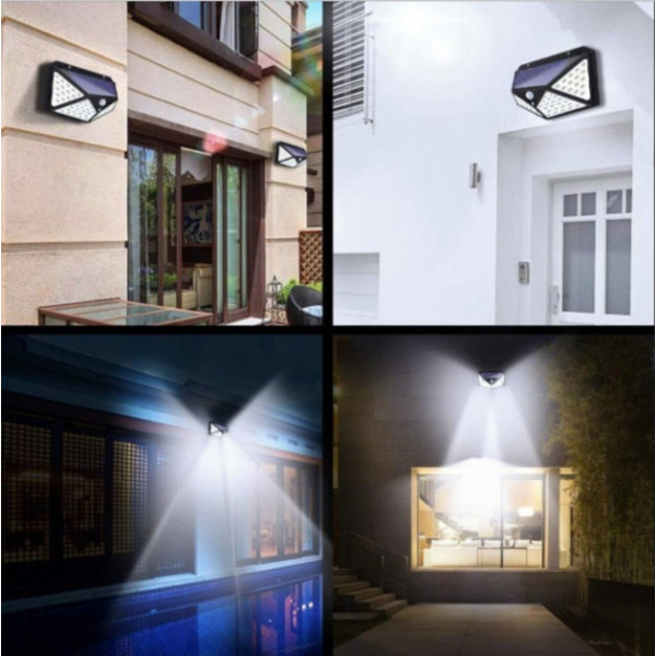 Фонарь Навесной с Датчиком Движения BL CL 100 - 100 LED + Solar