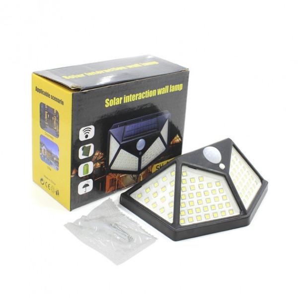 Фонарь Навесной с Датчиком Движения BL CL 100 - 100 LED + Solar