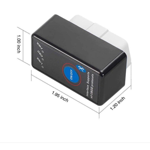 Универсальный адаптер сканера для диагностики автомобиля Mini Bluetooth OBD2 ELM327