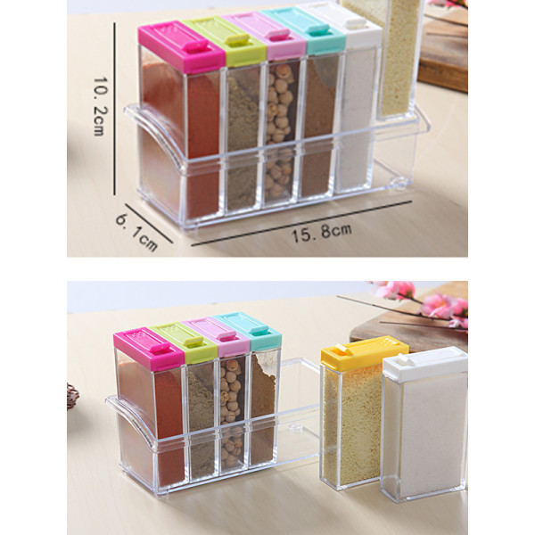 Кухонный органайзер для хранения специй Seasoning Six Piece Set