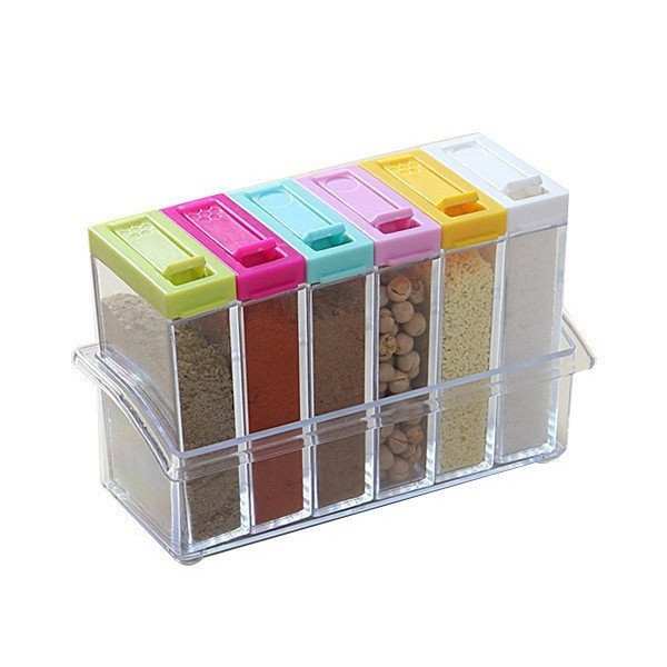 Кухонный органайзер для хранения специй Seasoning Six Piece Set
