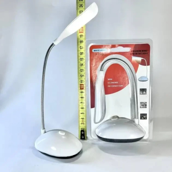 Настольная LED-лампа на батарейках (АААх3), MINI X-7188, Белая
