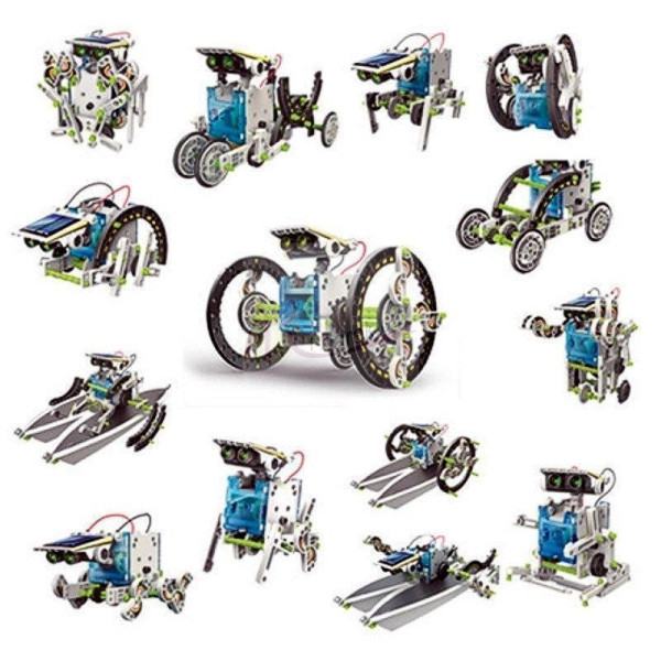 Конструктор робота на солнечной батарее "Educational Solar Robot 14 в 1"