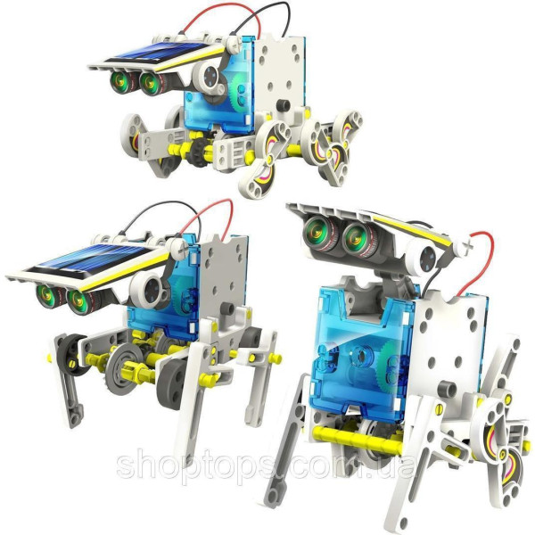 Конструктор робота на солнечной батарее "Educational Solar Robot 14 в 1"