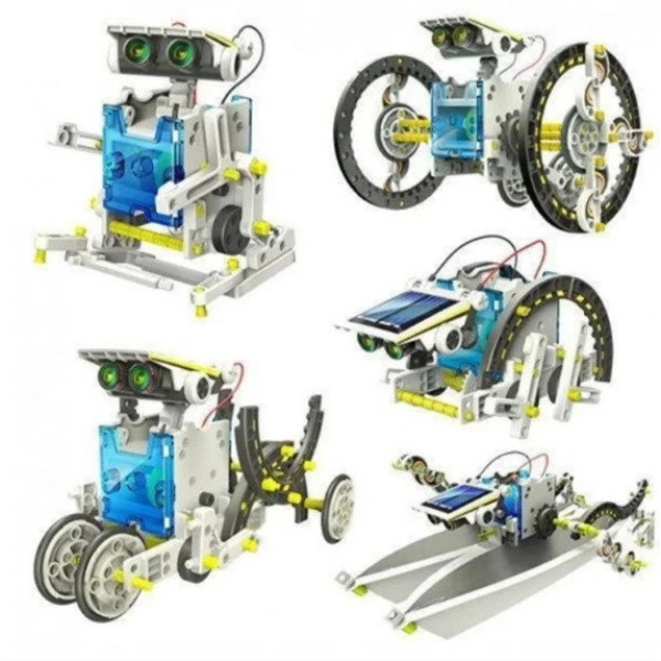 Конструктор робота на солнечной батарее "Educational Solar Robot 14 в 1"