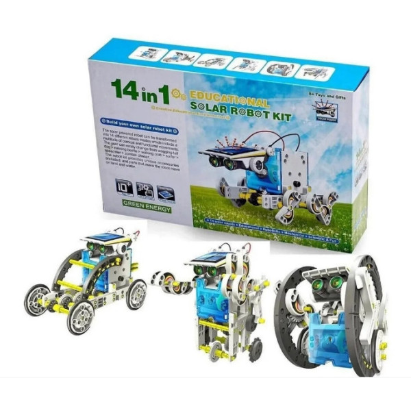 Конструктор робота на солнечной батарее "Educational Solar Robot 14 в 1"
