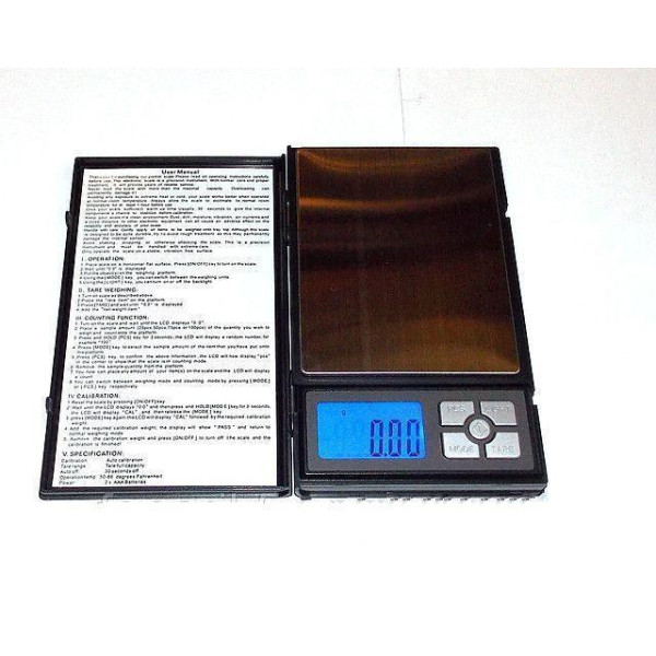 Карманные ювелирные весы в виде книги (500/0,01) Gr MH048