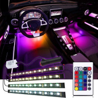 Цветное подсвечивание для автомобиля RGB LED Ambient HR-01678