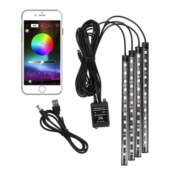 Цветное подсвечивание для автомобиля RGB LED Ambient HR-01678