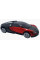 Машинка-трансформер Bugatti Car Robot Size 18, красная