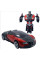 Машинка-трансформер Bugatti Car Robot Size 18, красная