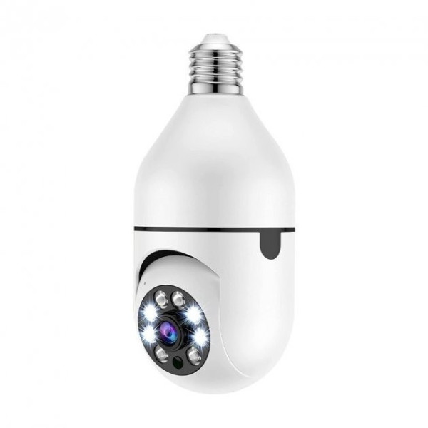 Беспроводная панорамная IP Wi-Fi камера видеонаблюдения в патроне L1 E27 Smart 3120s-DPXY 2MP