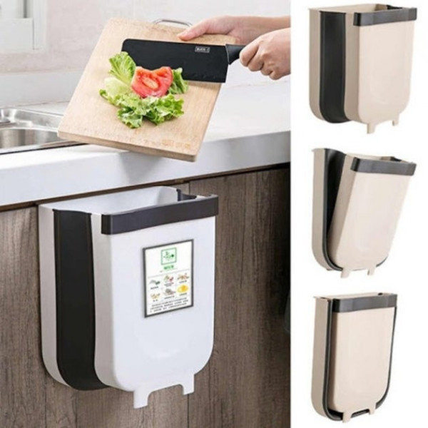Складное навесное ведро для мусора Foltable Trash Bin Can