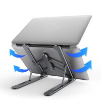 Подставка для ноутбука регулируемая Laptop Stand Черная