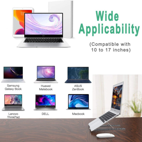 Подставка для ноутбука регулируемая Laptop Stand Черная
