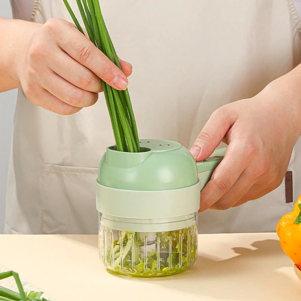 Ручной измельчитель для овощей 4 в 1 Food Chopper