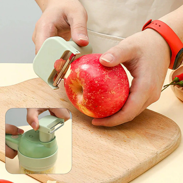 Ручной измельчитель для овощей 4 в 1 Food Chopper