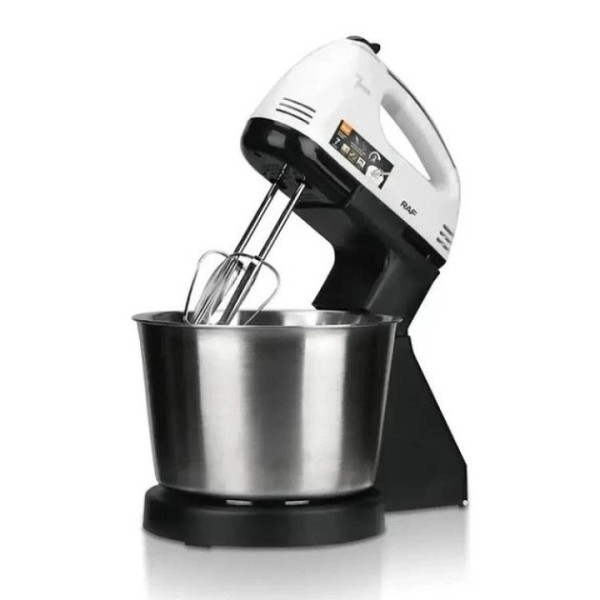 Ручной миксер Domotec R-6637W с металлической чашей, 7 режимов, 2 литра