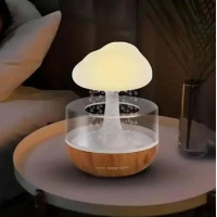 Увлажнитель воздуха и ночник Гриб RAIN HUMIDIFIER с эффектом дождя и подсветкой