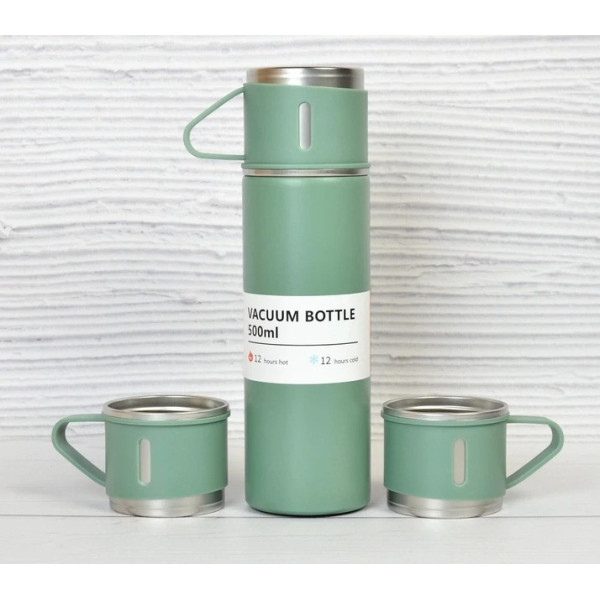 Набор термос и 2 чашки LY-526, Vacuum cup