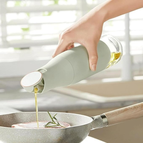 Диспенсер для масла и уксуса Soft Fuel bottle с автоматической крышкой, 500 мл
